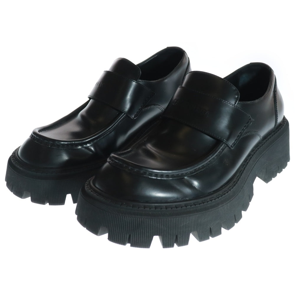 BALENCIAGA(バレンシアガ) Tractor Loafer トラクター レザーローファー ブラック 760433