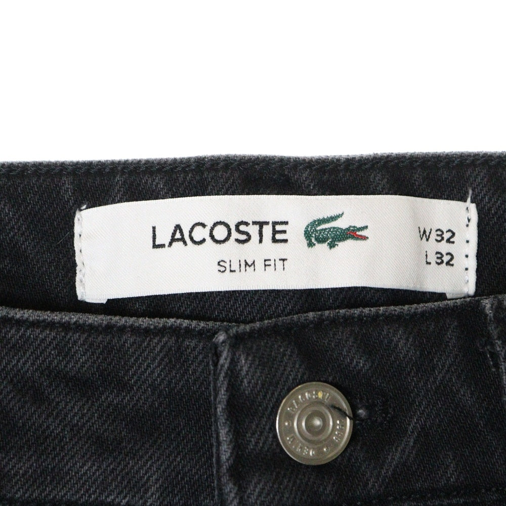LACOSTE(ラコステ) スリムフィット デニム スキニーパンツ HH7221-10-HYY グレー