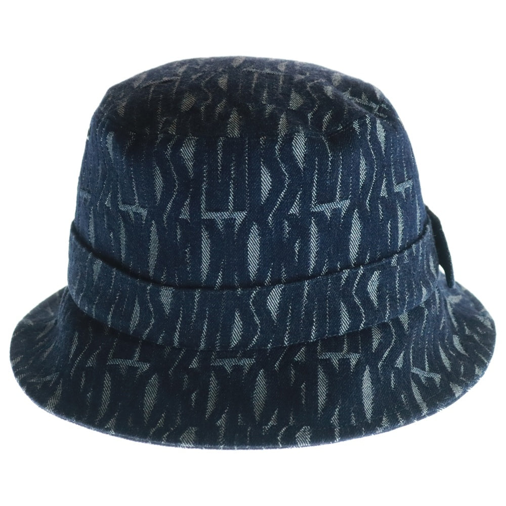 DIOR(ディオール) Teddy Allover Small Brim Bucket Hat デニム ボブハット 45MDC923X130