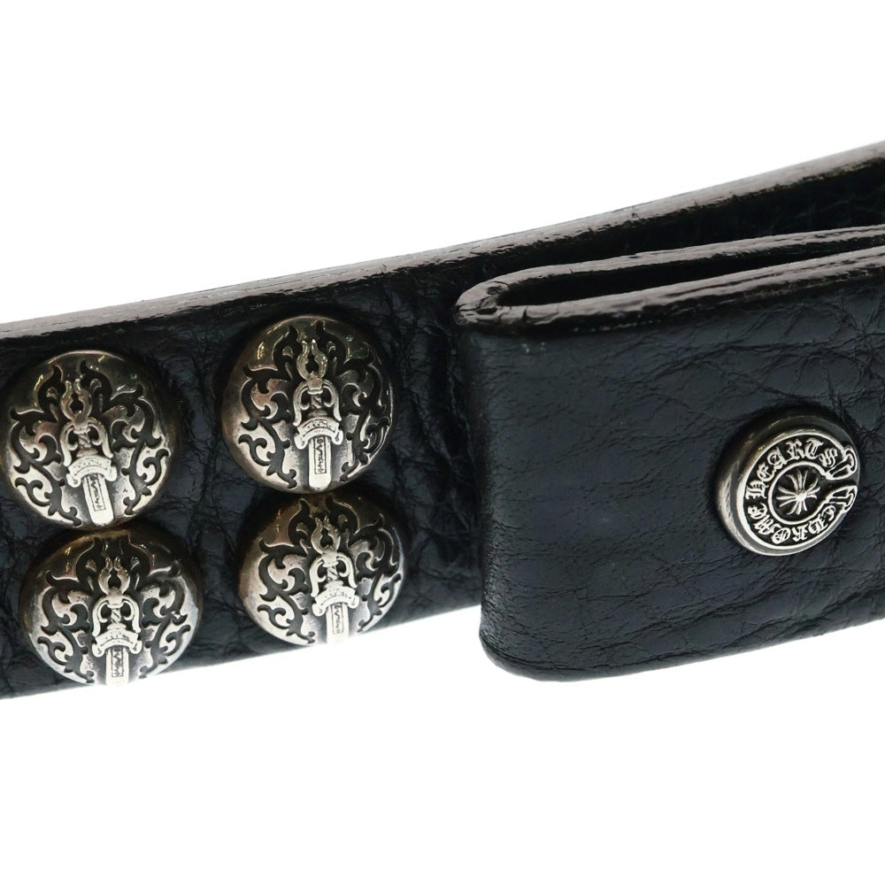CHROME HEARTS(クロムハーツ) ダガースタッズ レザーベルト