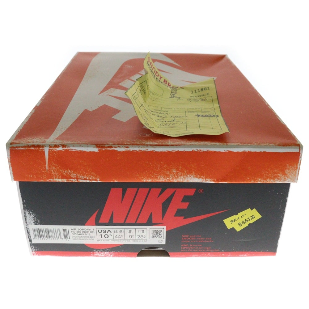 NIKE(ナイキ) AIR JORDAN 1 LOST&FOUND DZ5485-612 エアジョーダン1 ロスト&ファウンド シカゴ ハイカットスニーカー ホワイト/レッド US10.5/28.5cm