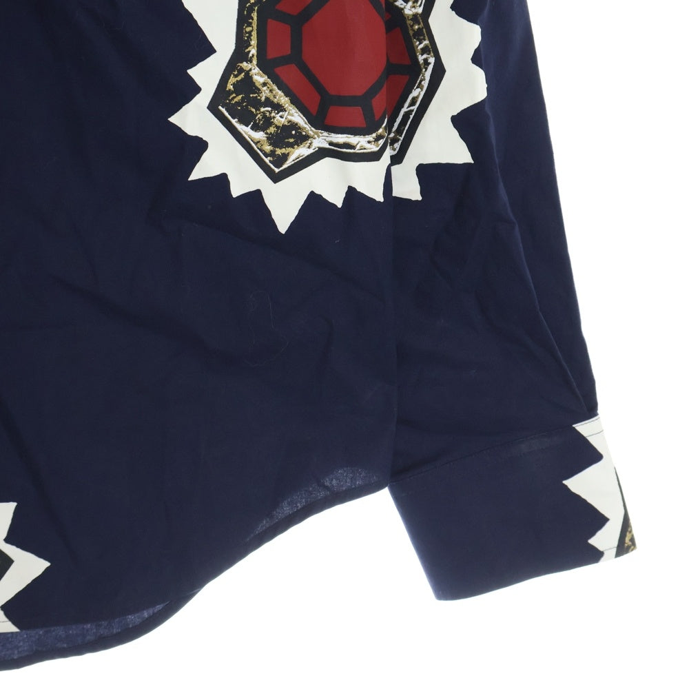 LOEWE(ロエベ) 21AW Ring PrinT-Shirt Navy Blue ジョープレイナードリング プリント 長袖シャツ ネイビー H526Y05W51