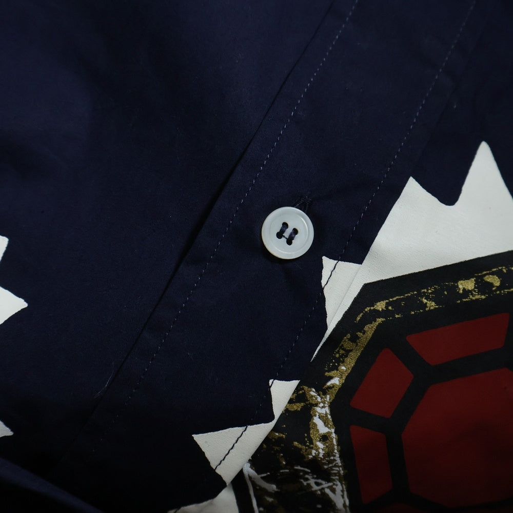 LOEWE(ロエベ) 21AW Ring PrinT-Shirt Navy Blue ジョープレイナードリング プリント 長袖シャツ ネイビー H526Y05W51