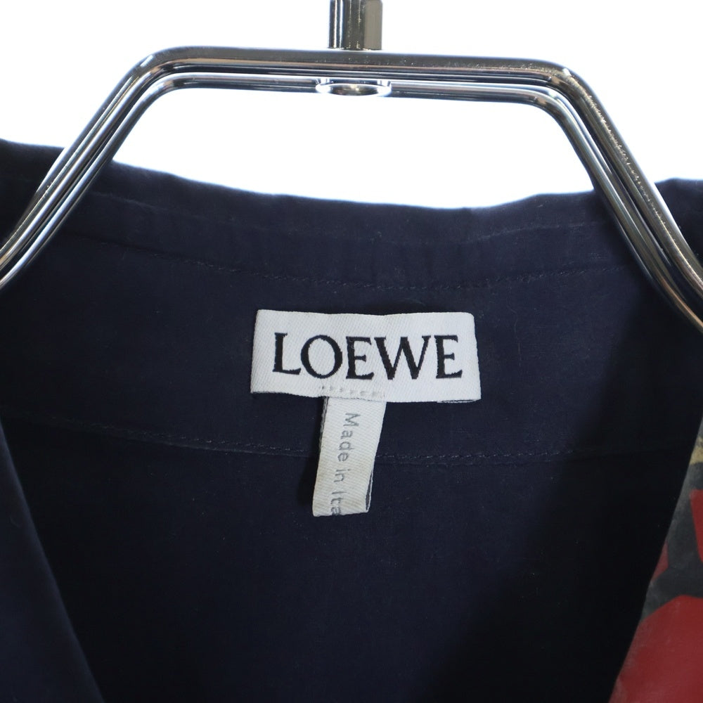 LOEWE(ロエベ) 21AW Ring PrinT-Shirt Navy Blue ジョープレイナードリング プリント 長袖シャツ ネイビー H526Y05W51