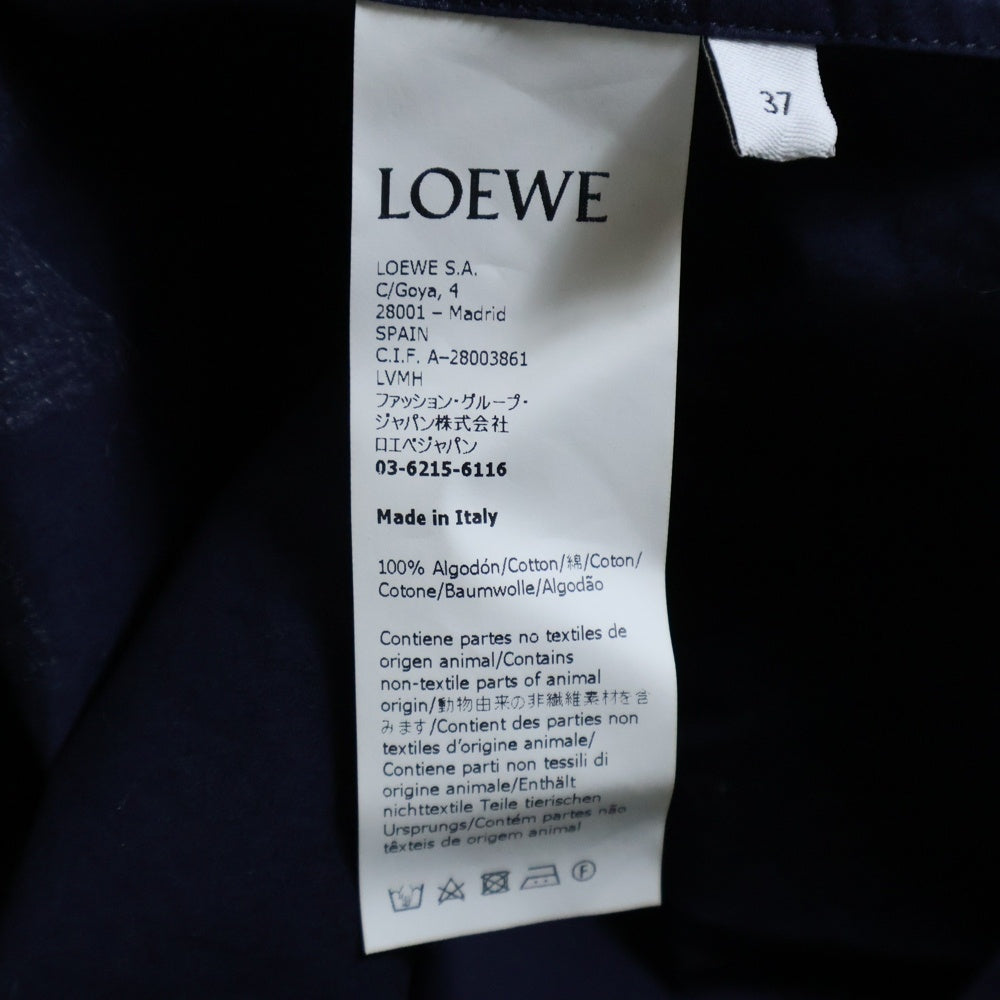 LOEWE(ロエベ) 21AW Ring PrinT-Shirt Navy Blue ジョープレイナードリング プリント 長袖シャツ ネイビー H526Y05W51