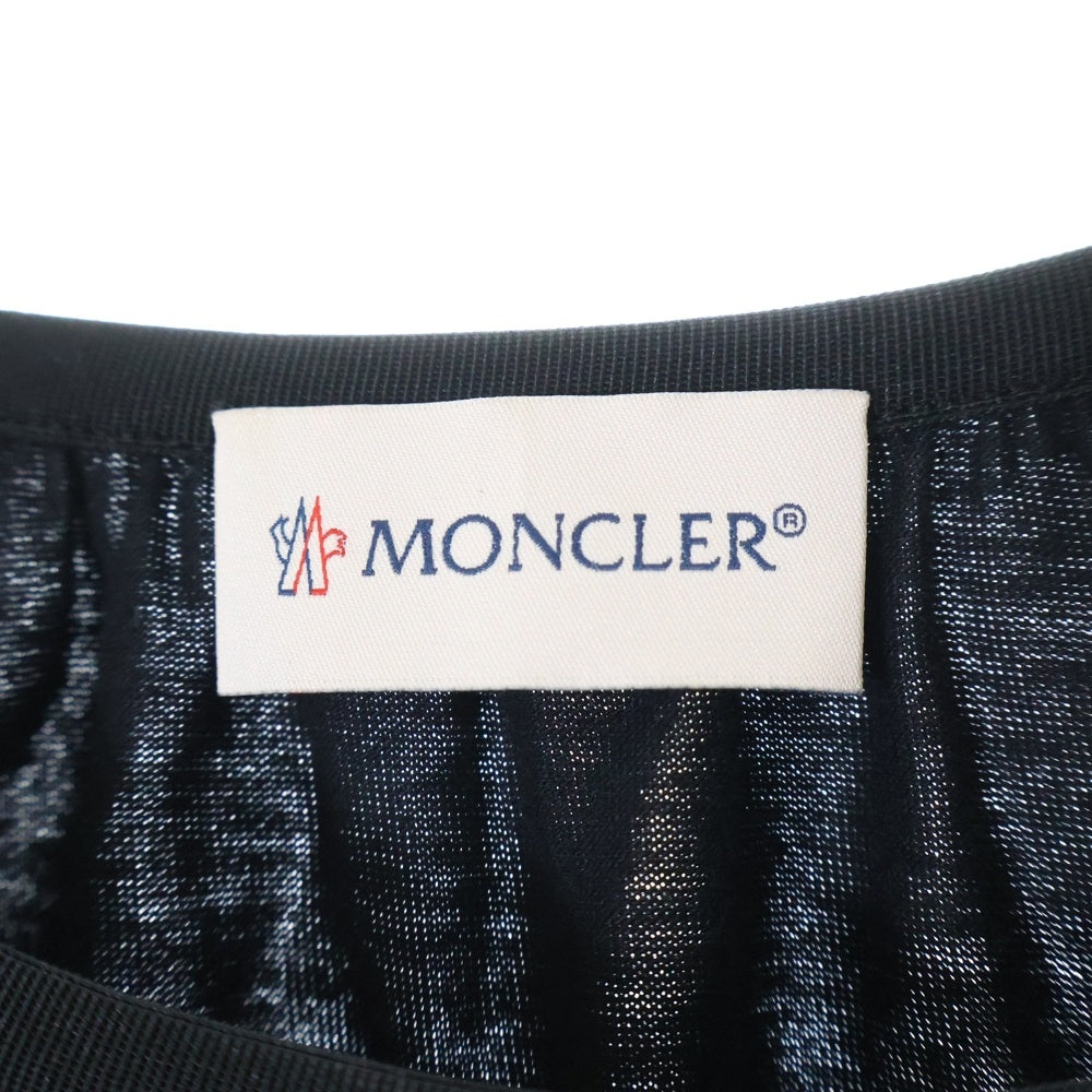 MONCLER(モンクレール) ABITO ドローストリング 半袖カットソーワンピース G20938I00007 レディース ブラック