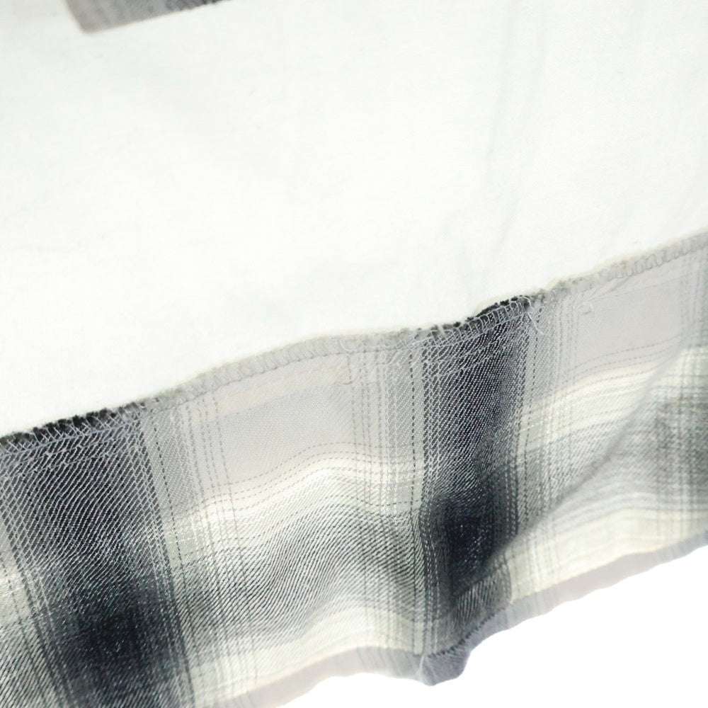 MIHARA YASUHIRO(ミハラヤスヒロ) 24SS Double Layered Half-sleeve Shirt ダブルレイヤード 半袖シャツ グレー A12SH071
