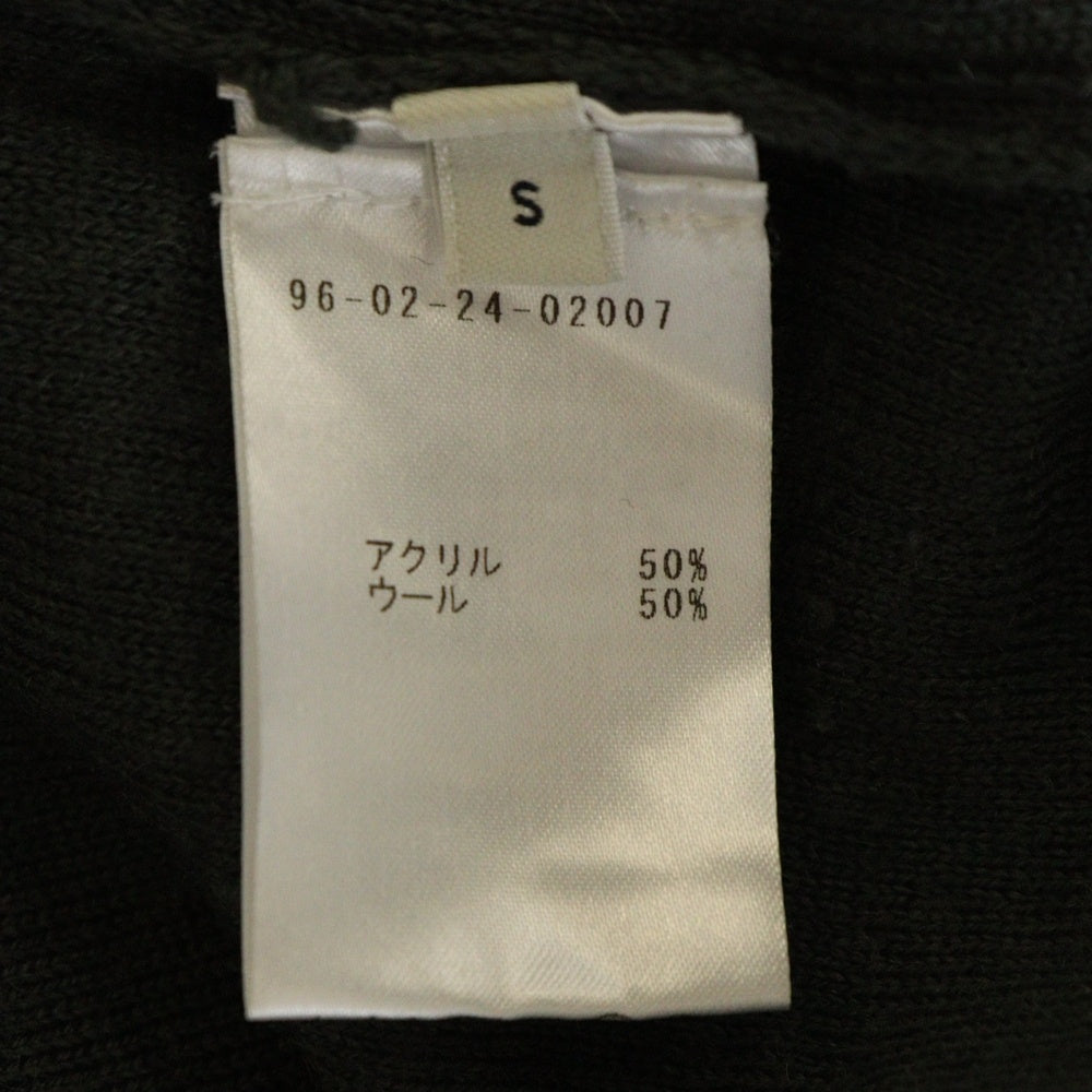 LEMAIRE(ルメール) 22AW TROMPE LIL POLO SHIRT レイヤードデザイン 長袖ニットポロシャツ セーター グレー KN338 LK087