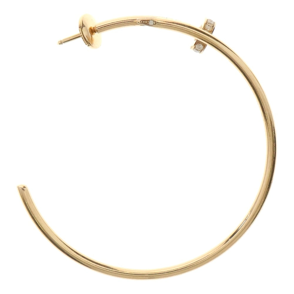 Cartier(カルティエ) K18 Juste un Clou hoop earrings large model diamonds ジュスト アン クル フープ イヤリング ピアス ダイヤモンド ラージモデル ゴールド