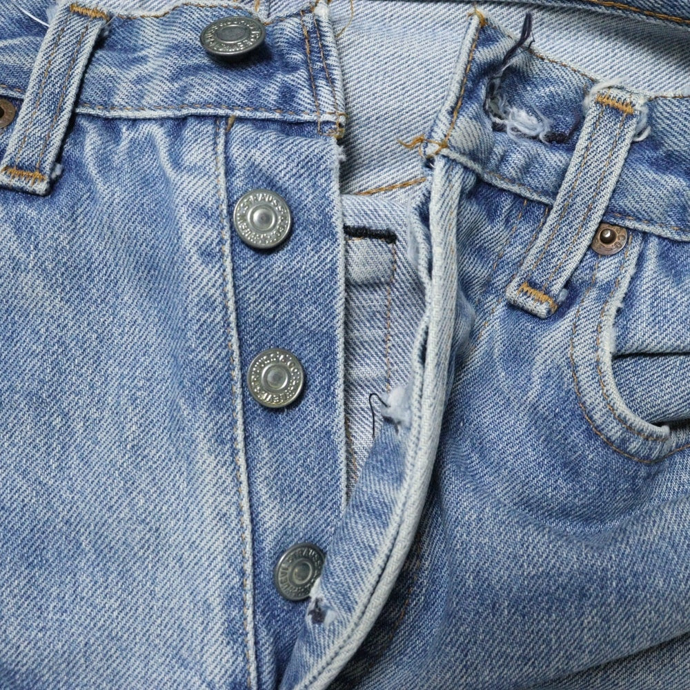 Levi's(リーバイス) 80s VINTAGE 501 スモールe 両面タブ 赤耳 紙パッチ ボタンフライデニムパンツ インディゴ