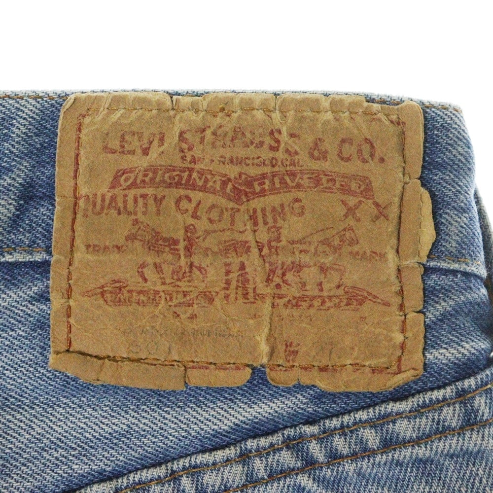 Levi's(リーバイス) 80s VINTAGE 501 スモールe 両面タブ 赤耳 紙パッチ ボタンフライデニムパンツ インディゴ