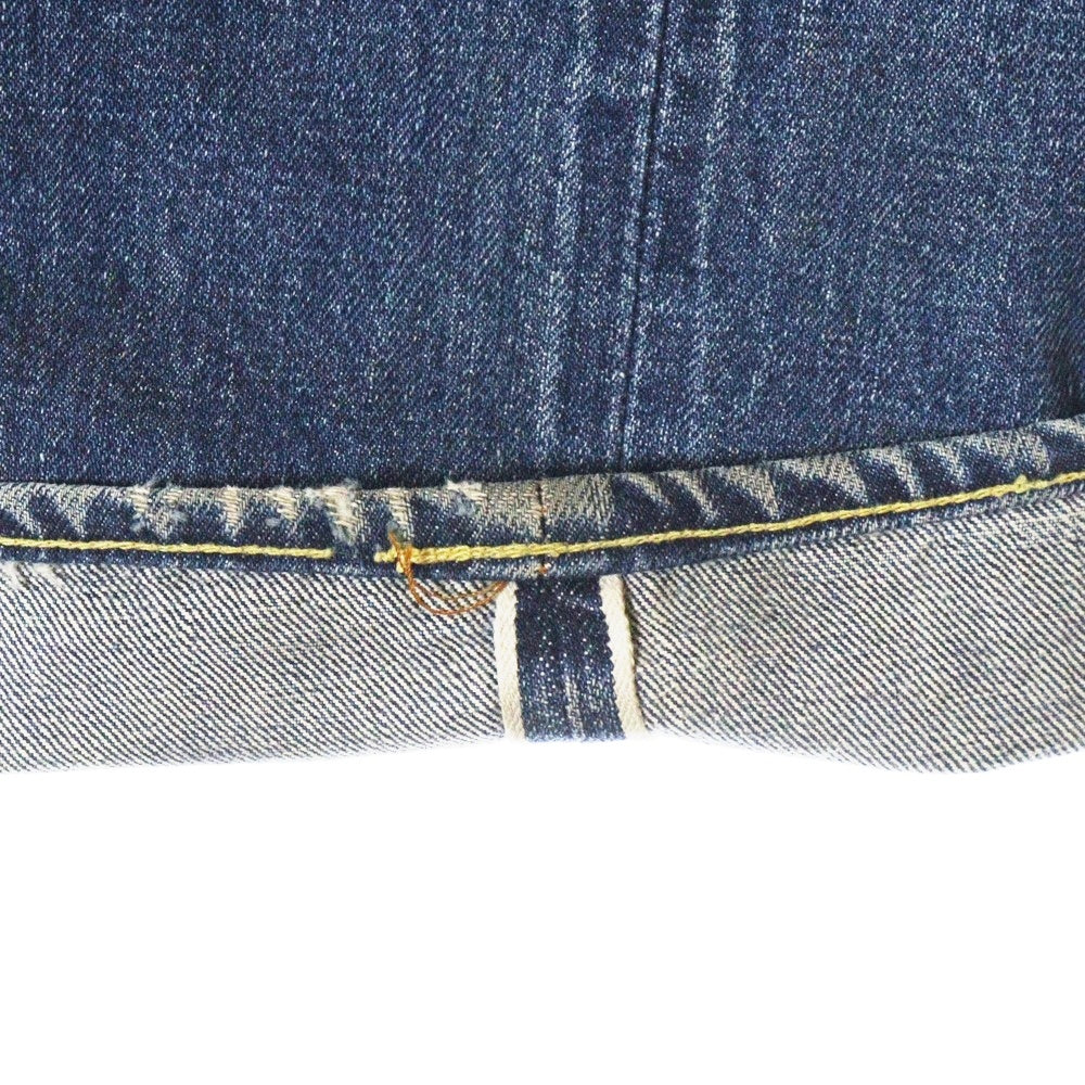 Levi's(リーバイス) 60s VINTAGE 501 BIG E前期 S TYPE 両面タブ 不均等V 紙パッチ ボタンフライデニムパンツ インディゴ