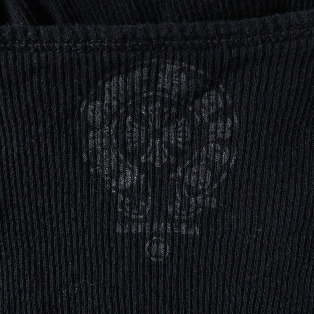 CHROME HEARTS(クロムハーツ) ロゴプリント リブタンクトップ ブラック