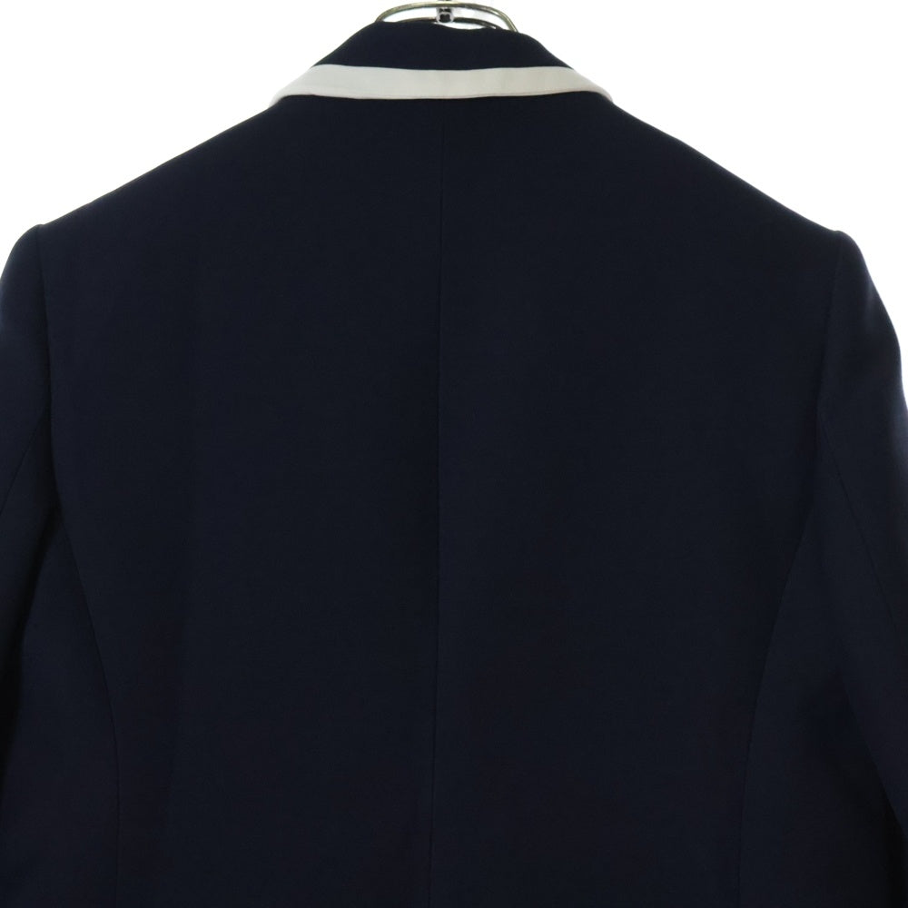 VALENTINO(ヴァレンティノ) 23AW Vcrepe couture blaze Vロゴ クレープクチュール テーラードジャケット ネイビー