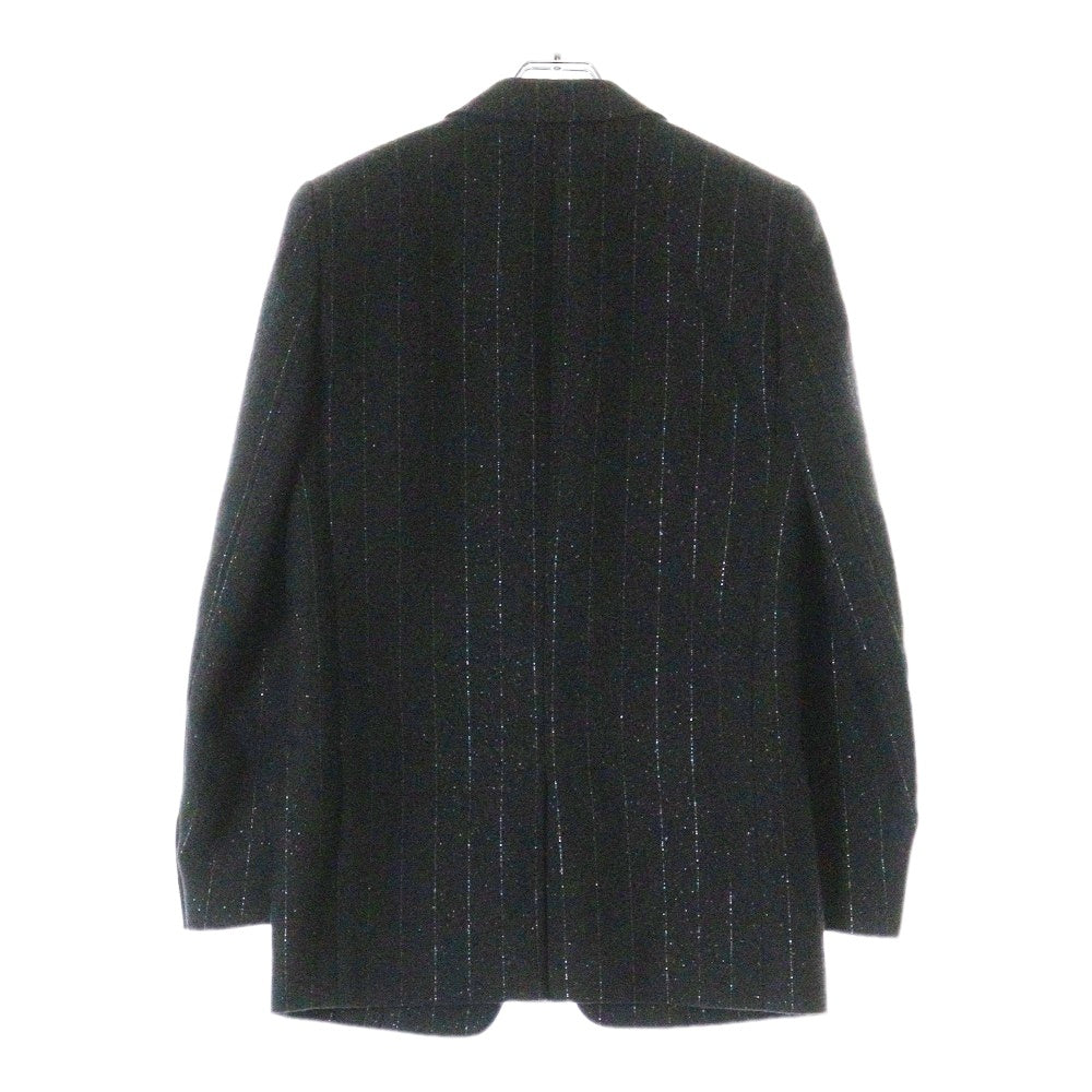 SAINT LAURENT PARIS(サンローランパリ) シングルブレスト ストライプ ウールテーラードジャケット グレー 705935 Y1F10