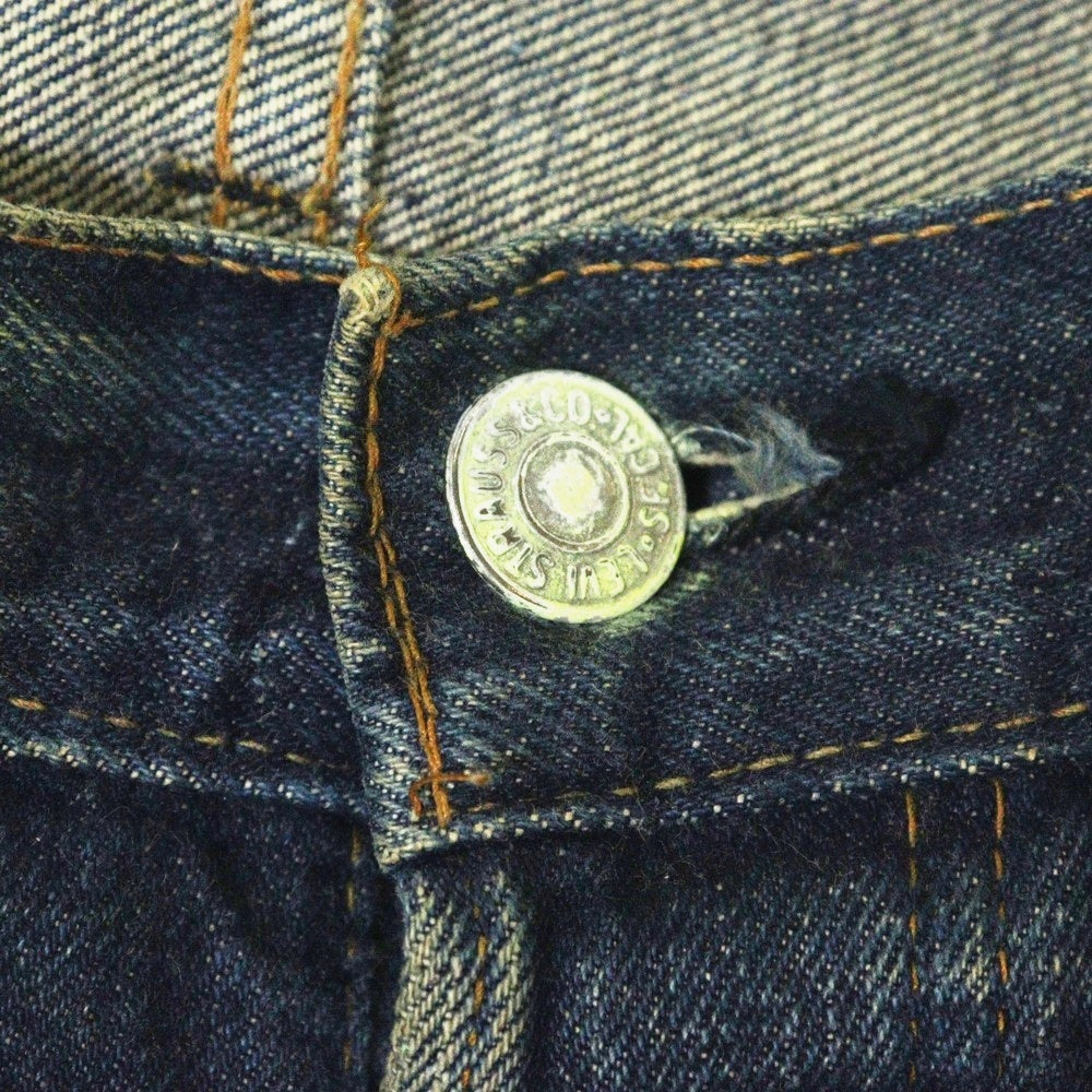 VINTAGE(ヴィンテージ) 70s VINTAGE 501 66前期 スモールe 両面タブ ボタン裏刻印6 ボタンフライデニムパンツ インディゴ