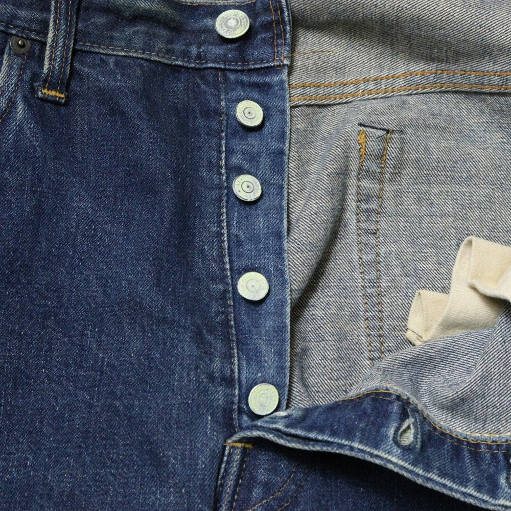 VINTAGE(ヴィンテージ) 70s VINTAGE 501 66前期 スモールe 両面タブ ボタン裏刻印6 ボタンフライデニムパンツ インディゴ