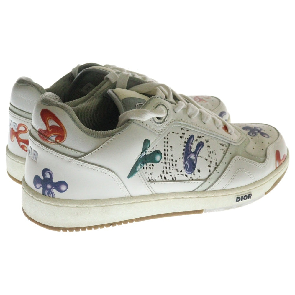 DIOR(ディオール) ×KENNY SCHARF B27 ケニーシャーフ ペイントデザイン ローカットスニーカー ホワイト/グレー