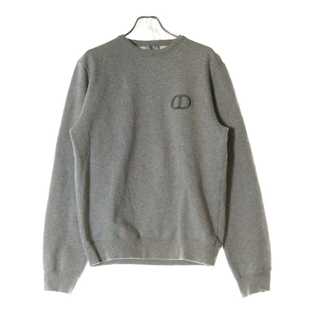 DIOR(ディオール) CD Logo Embridery Crewneck 113J699A0531 ロゴ刺繍 クルーネック スウェット トレーナー グレー