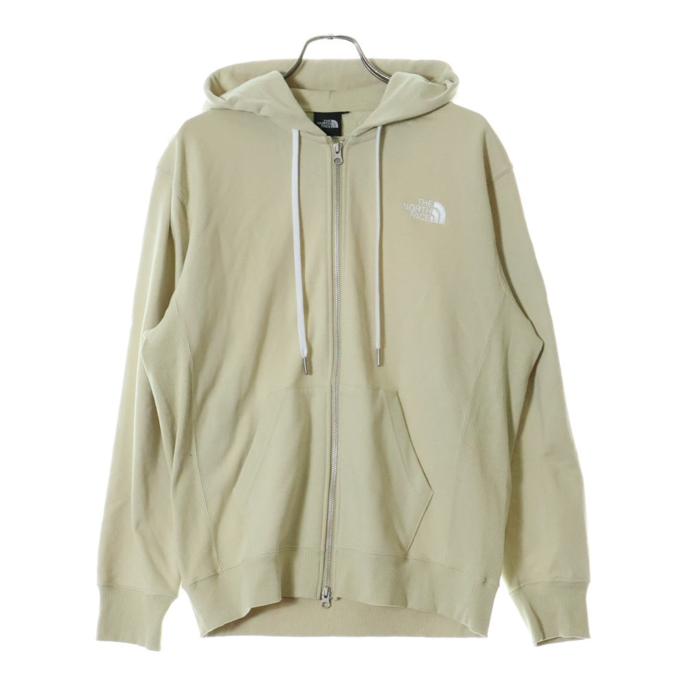 THE NORTH FACE(ザノースフェイス) スクエアロゴ フルジップフーディ ベージュ NT12335