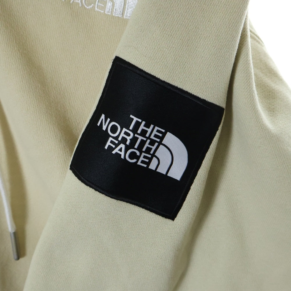 THE NORTH FACE(ザノースフェイス) スクエアロゴ フルジップフーディ ベージュ NT12335