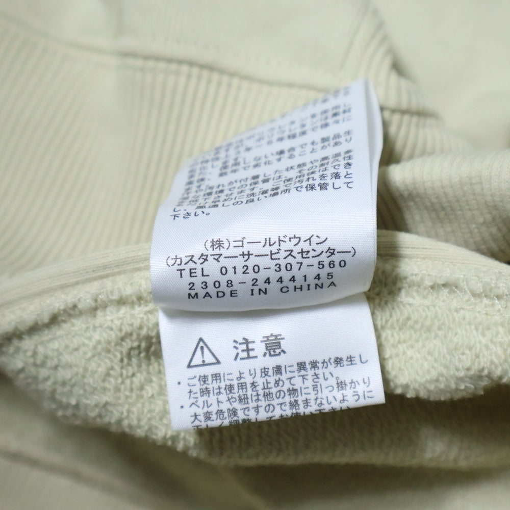 THE NORTH FACE(ザノースフェイス) スクエアロゴ フルジップフーディ ベージュ NT12335