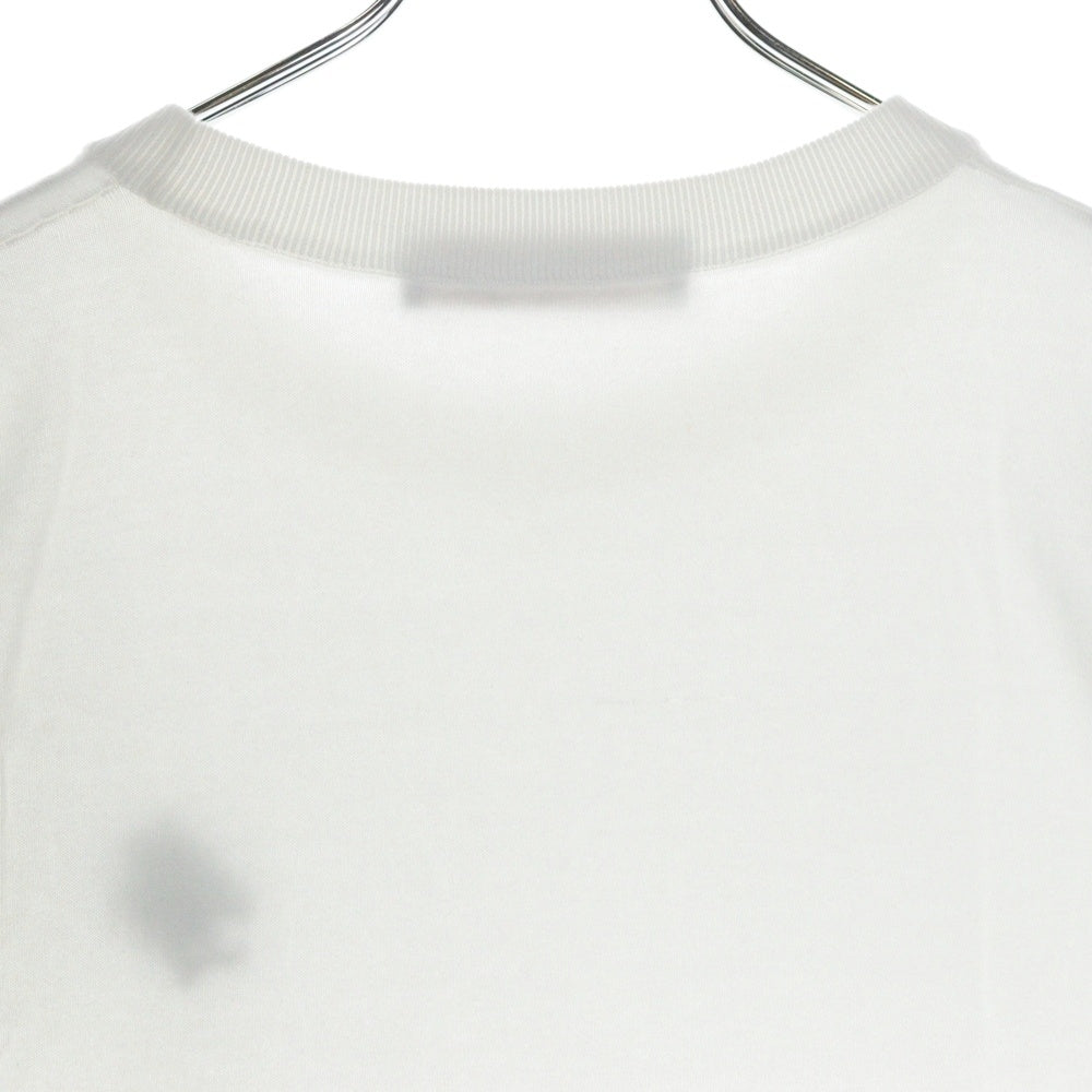 LOUIS VUITTON(ルイヴィトン) 24AW ×タイラーザクリエイター モノグラムジャガードロゴ コットンクルーネック半袖Tシャツカットソー ホワイト RM242MQ Z34 HRN42W