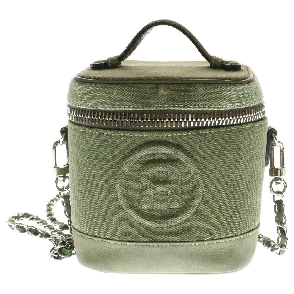 READY MADE(レディメイド) VANITY BAG バニティーバッグ チェーンショルダーバッグ カーキ