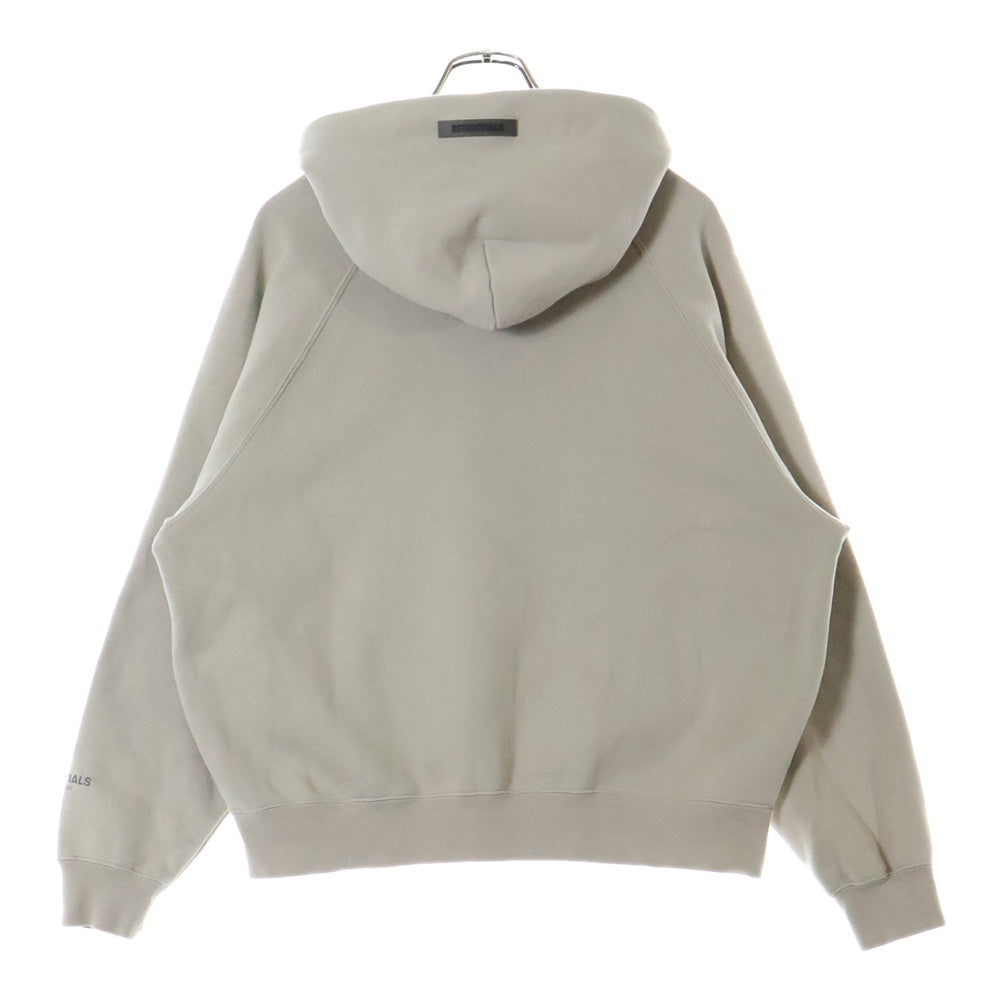 FEAR OF GOD ESSENTIALS(フィアオブゴッド エッセンシャルズ) リフレクターロゴ プルオーバーフーディパーカー ベージュ
