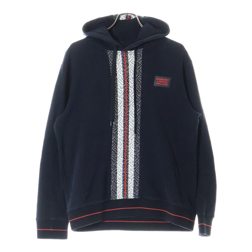 BURBERRY(バーバリー) 20SS TB モノグラム ライン プルオーバー パーカー 8026940 L ブラック/レッド