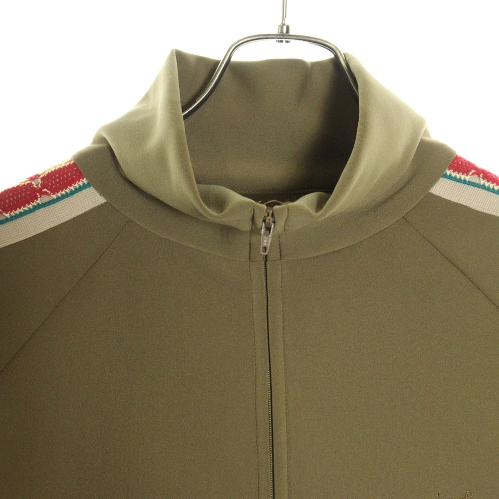 Sasquatchfabrix.(サスクワッチファブリックス) 23SS LACE TAPE TRACK JACKET 23SS-CSS-001 レース テープ ジップアップトラック ジャケット カーキ