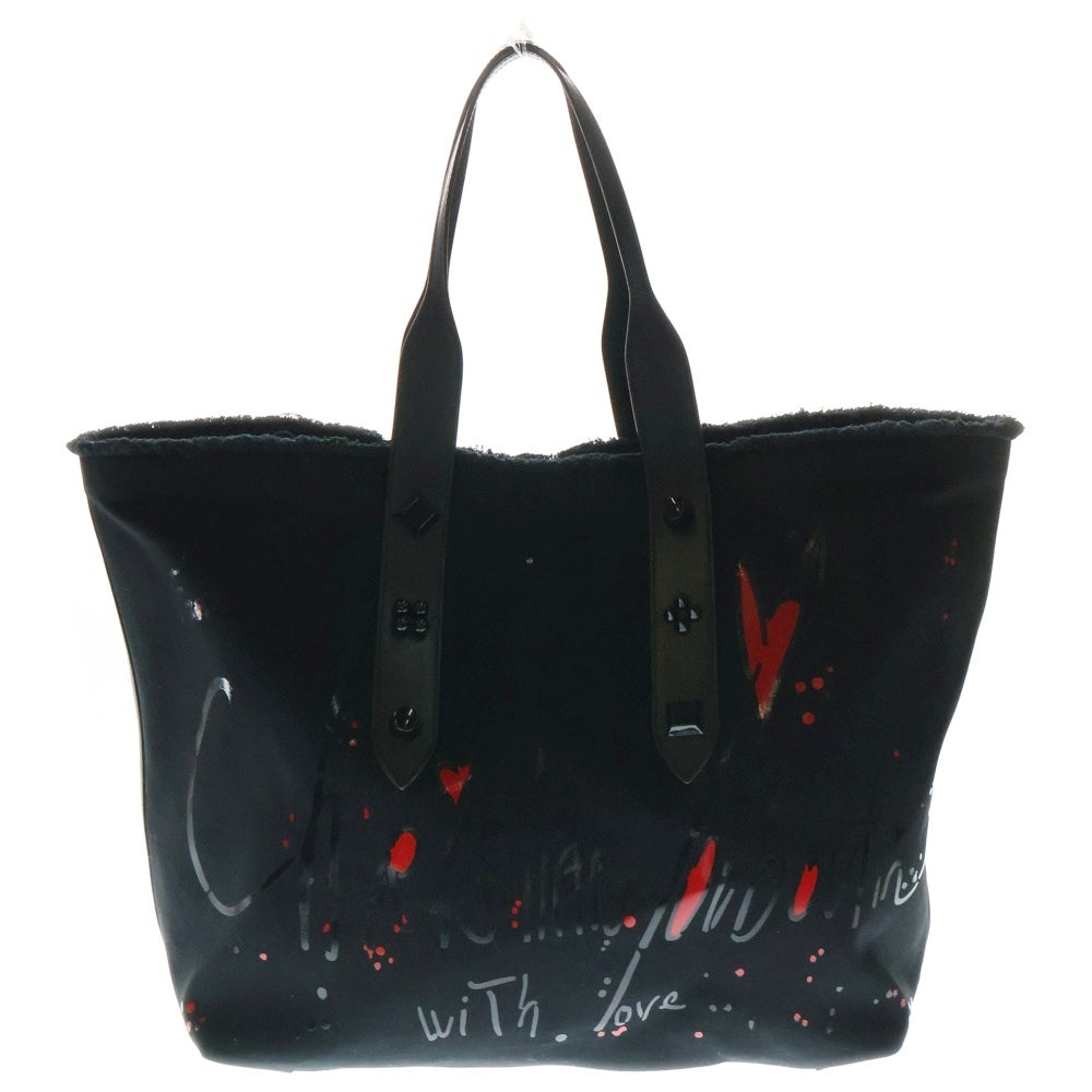 CHRISTIAN LOUBOUTIN(クリスチャンルブタン) Frangibus Bag フランジバス キャンバス トートバッグ ブラック