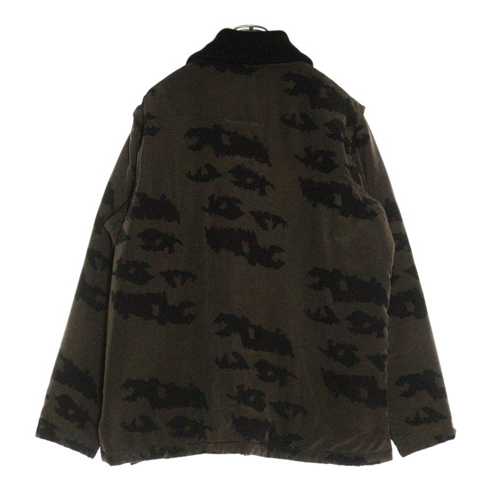 UNDERCOVER(アンダーカバー) 98AW Small parts カモ柄 ジップアップジャケット 着脱フード 付 ブラウン