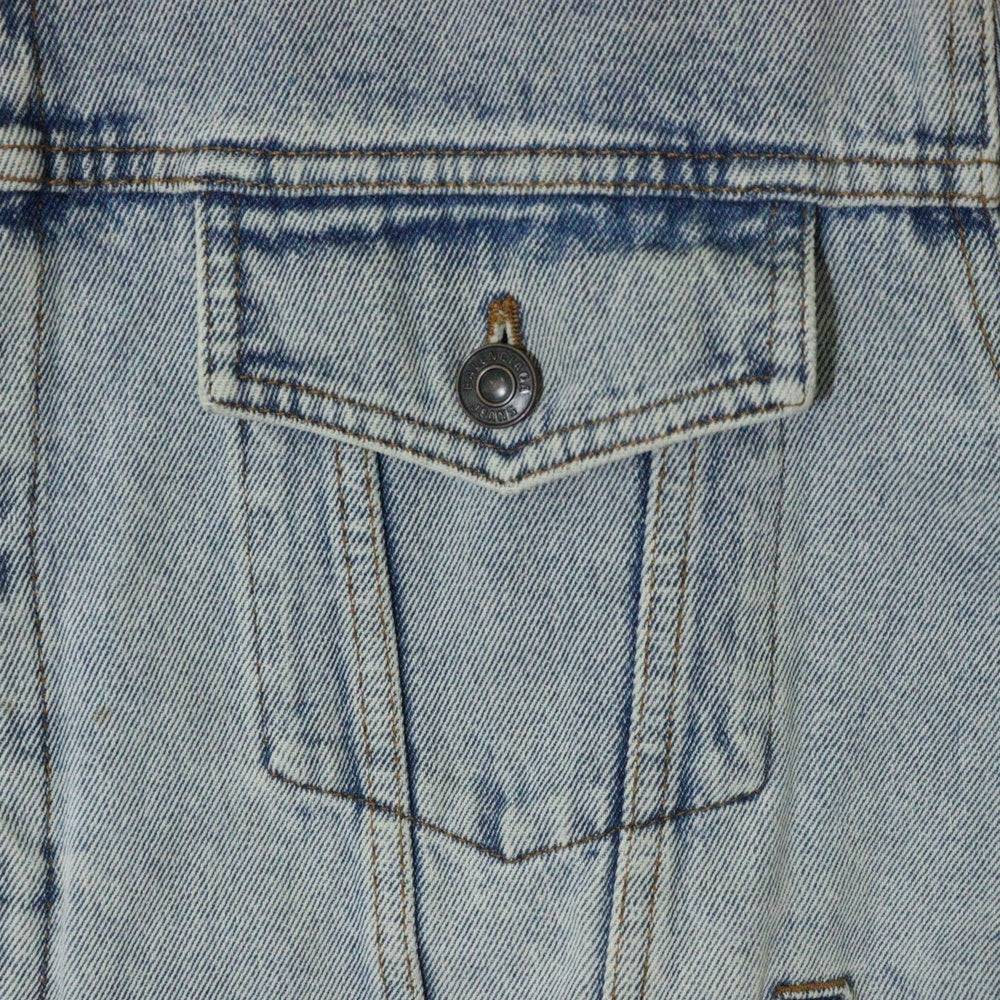 BALENCIAGA(バレンシアガ) Back Logo Crush Denim JacketバックロゴクラッシュUSED加工デニムジャケット インディゴ 557351 TDW15