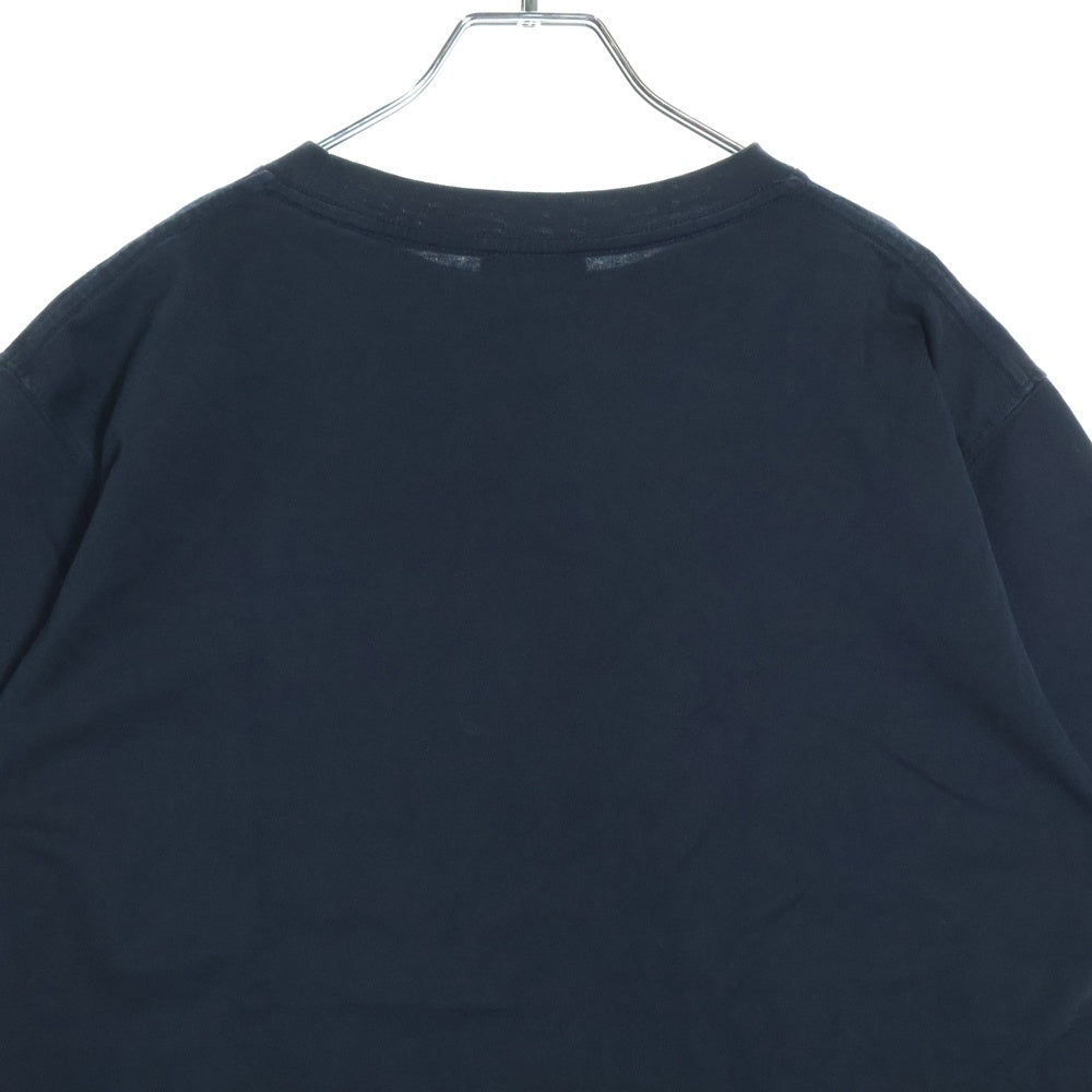 DIOR(ディオール) 21SS OBLIQUE LAYERED OVER TEE オブリークシャツレイヤード半袖Tシャツ カットソー ネイビー113J632A0677
