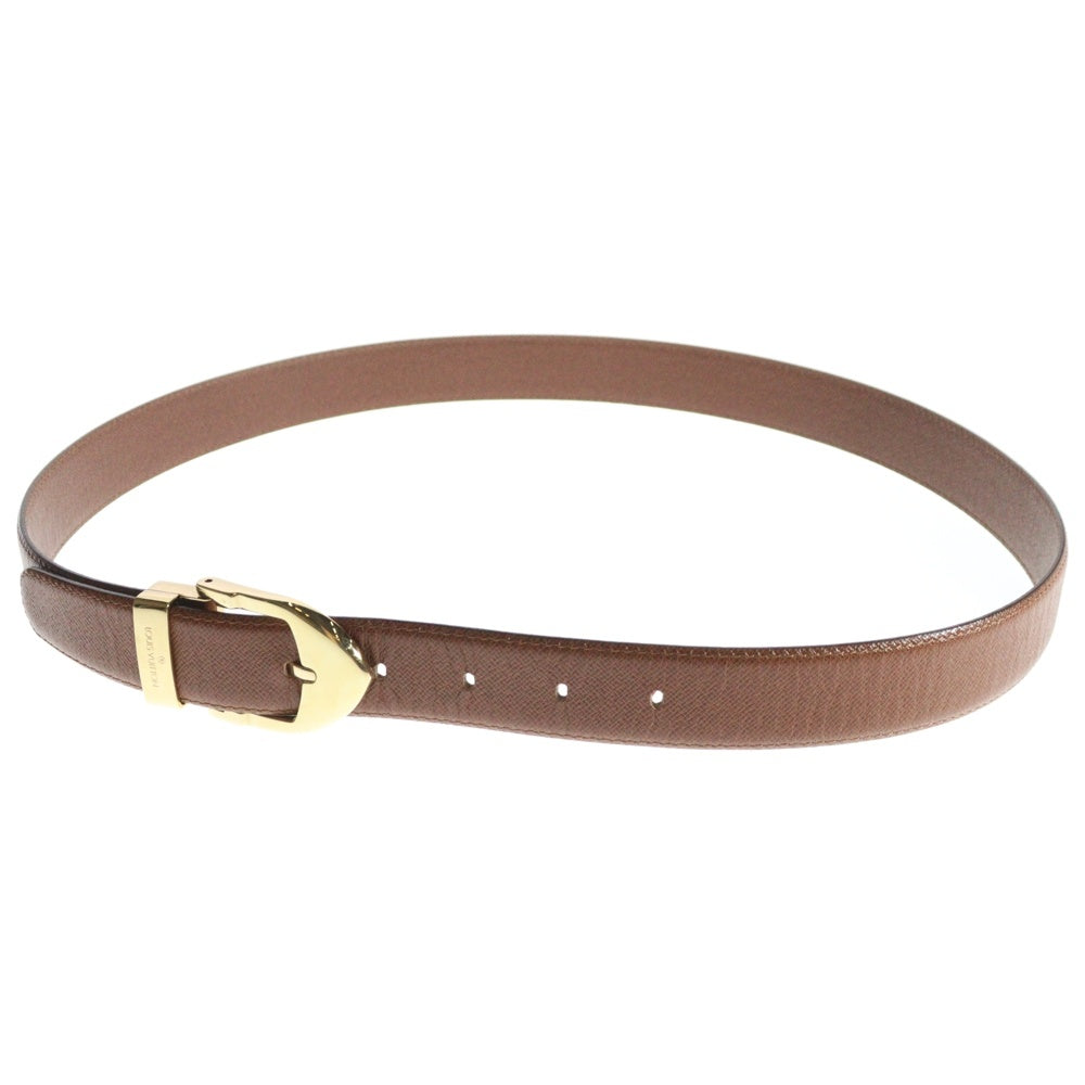 LOUIS VUITTON(ルイヴィトン) LETHER BELT サンチュール クラシック レザーベルト ブラウン CT0913