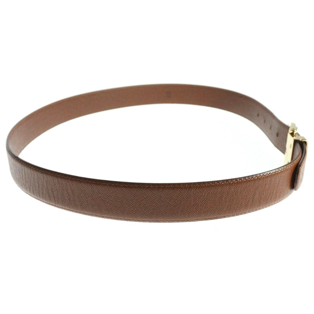 LOUIS VUITTON(ルイヴィトン) LETHER BELT サンチュール クラシック レザーベルト ブラウン CT0913