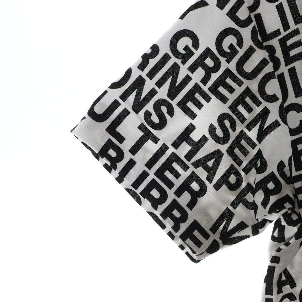 COMME des GARCONS(コムデギャルソン) TYPOGRAPHY TEE タイポグラフィー 半袖Tシャツ カットソー ブラック/ホワイト OB-T011