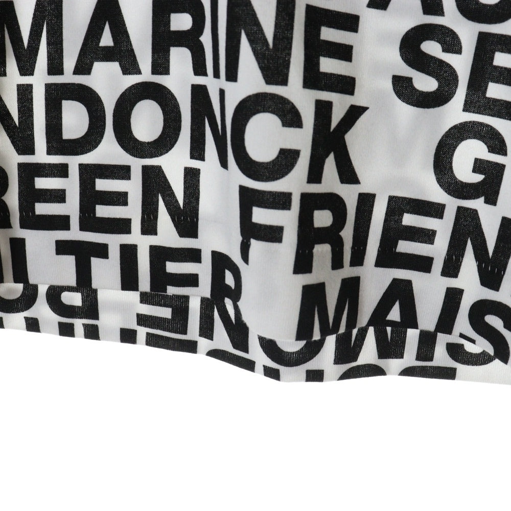 COMME des GARCONS(コムデギャルソン) TYPOGRAPHY TEE タイポグラフィー 半袖Tシャツ カットソー ブラック/ホワイト OB-T011