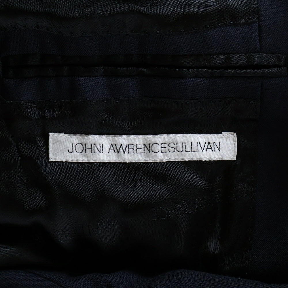 JOHN LAWRENCE SULLIVAN(ジョンローレンスサリバン) モヘアウール 真鍮ボタン スタンドカラー テーラードジャケット ネイビー