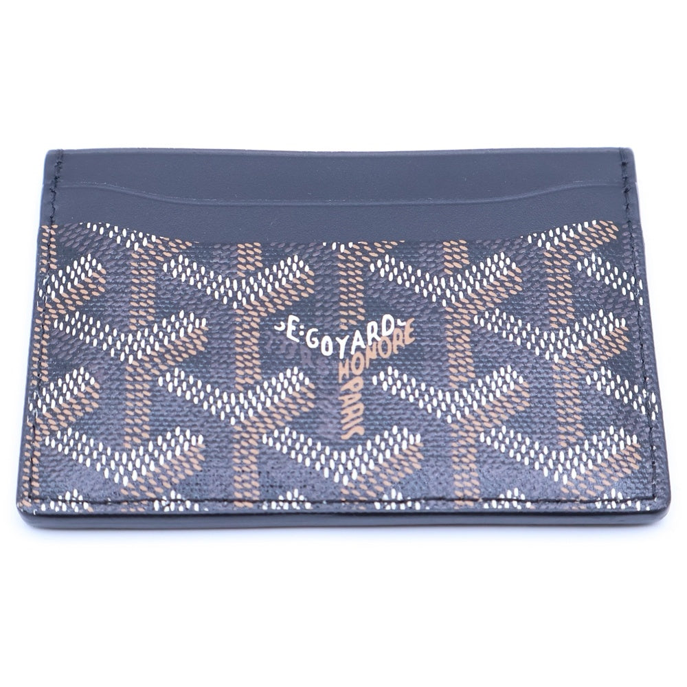 GOYARD(ゴヤール) ヘリンボーン サンシュルピス レザーカードケース グリーン