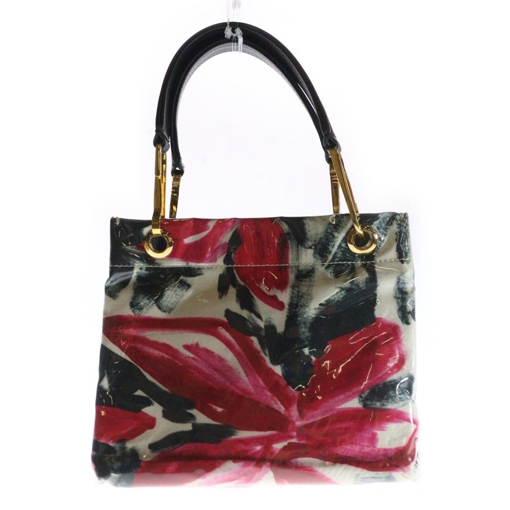 MARNI(マルニ) GLOSSY GRIP フラワー総柄 ハンドバッグ トートバッグ ?BMMP0013Q1