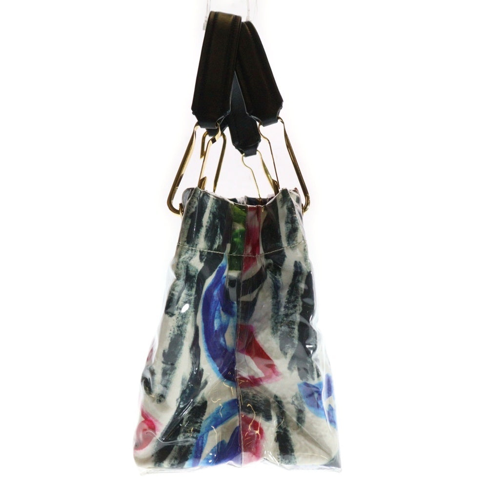 MARNI(マルニ) GLOSSY GRIP フラワー総柄 ハンドバッグ トートバッグ ?BMMP0013Q1