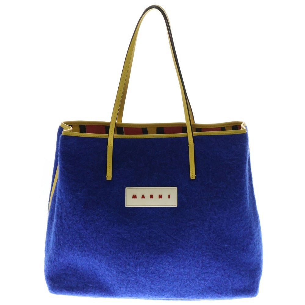 MARNI(マルニ) Marni Reversible shopper bag マル二バッグ リバーシブル トートバッグ ハンドバッグ ブルー