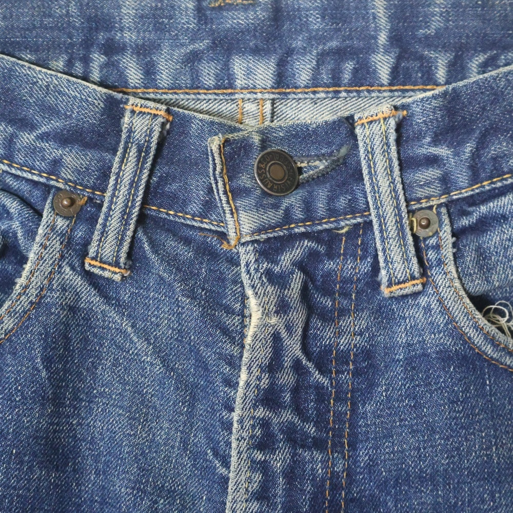 Levi's(リーバイス) 70S VINTAGE 505 スモールe 両面タブ 42TALON ジップフライデニムパンツ インディゴ