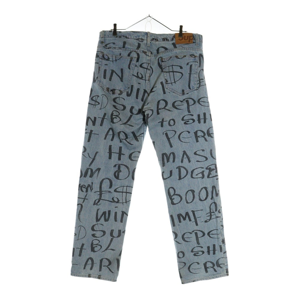 SUPREME(シュプリーム) 20AW Black Ark Regular Jean ブラックアークグラフィティ レギュラーデニムパンツ インディゴブルー