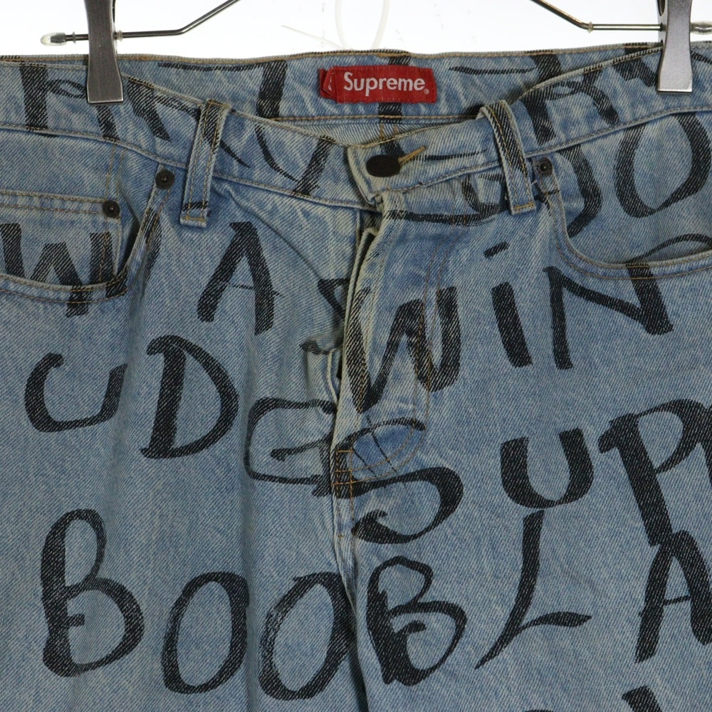 SUPREME(シュプリーム) 20AW Black Ark Regular Jean ブラックアークグラフィティ レギュラーデニムパンツ インディゴブルー