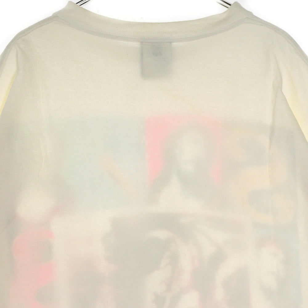 SAINT MICHAEL(セントマイケル) 24SS SW SS TEE VEGES フォトプリント 半袖Tシャツ カットソー ホワイト SM-YS8-0000-C15