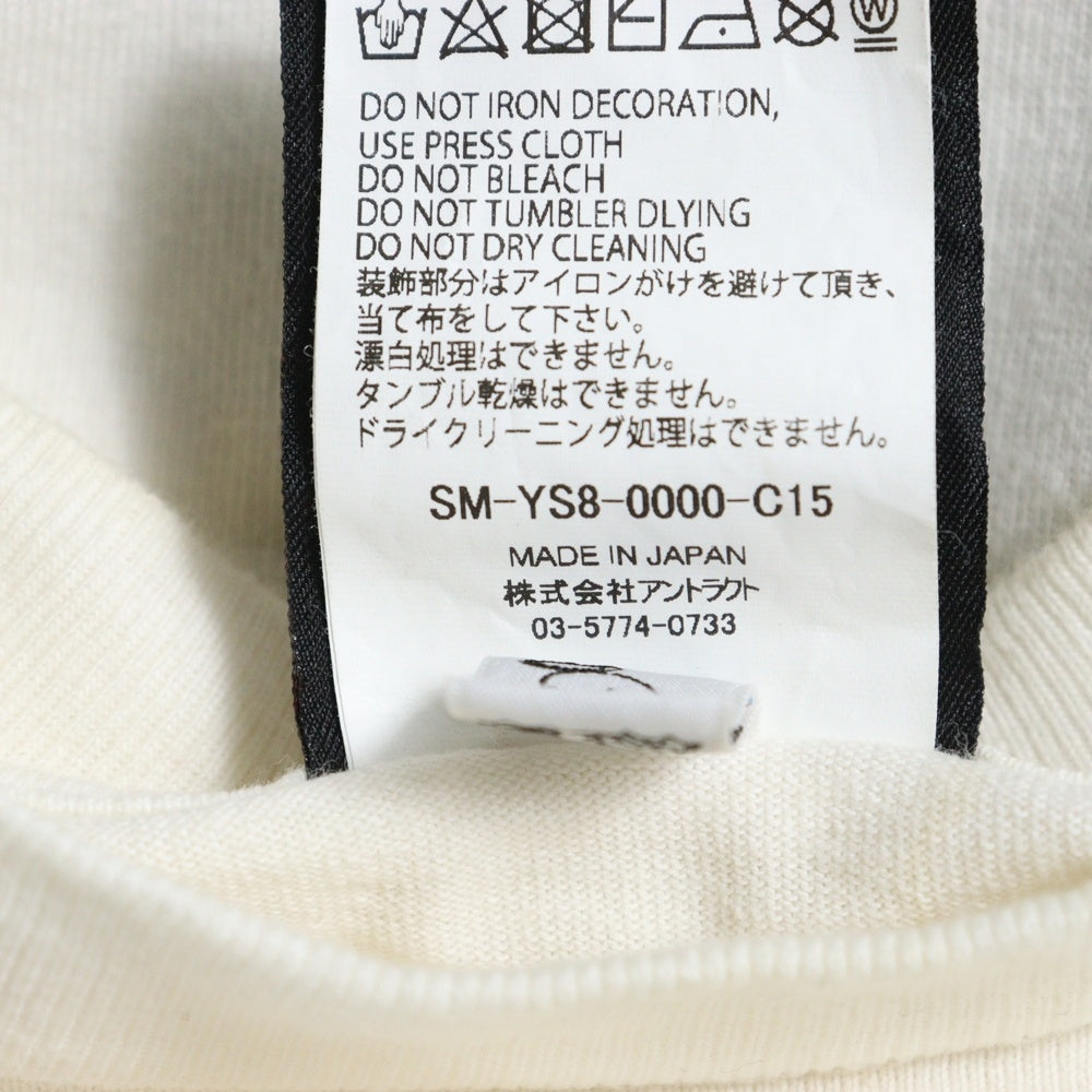 SAINT MICHAEL(セントマイケル) 24SS SW SS TEE VEGES フォトプリント 半袖Tシャツ カットソー ホワイト SM-YS8-0000-C15