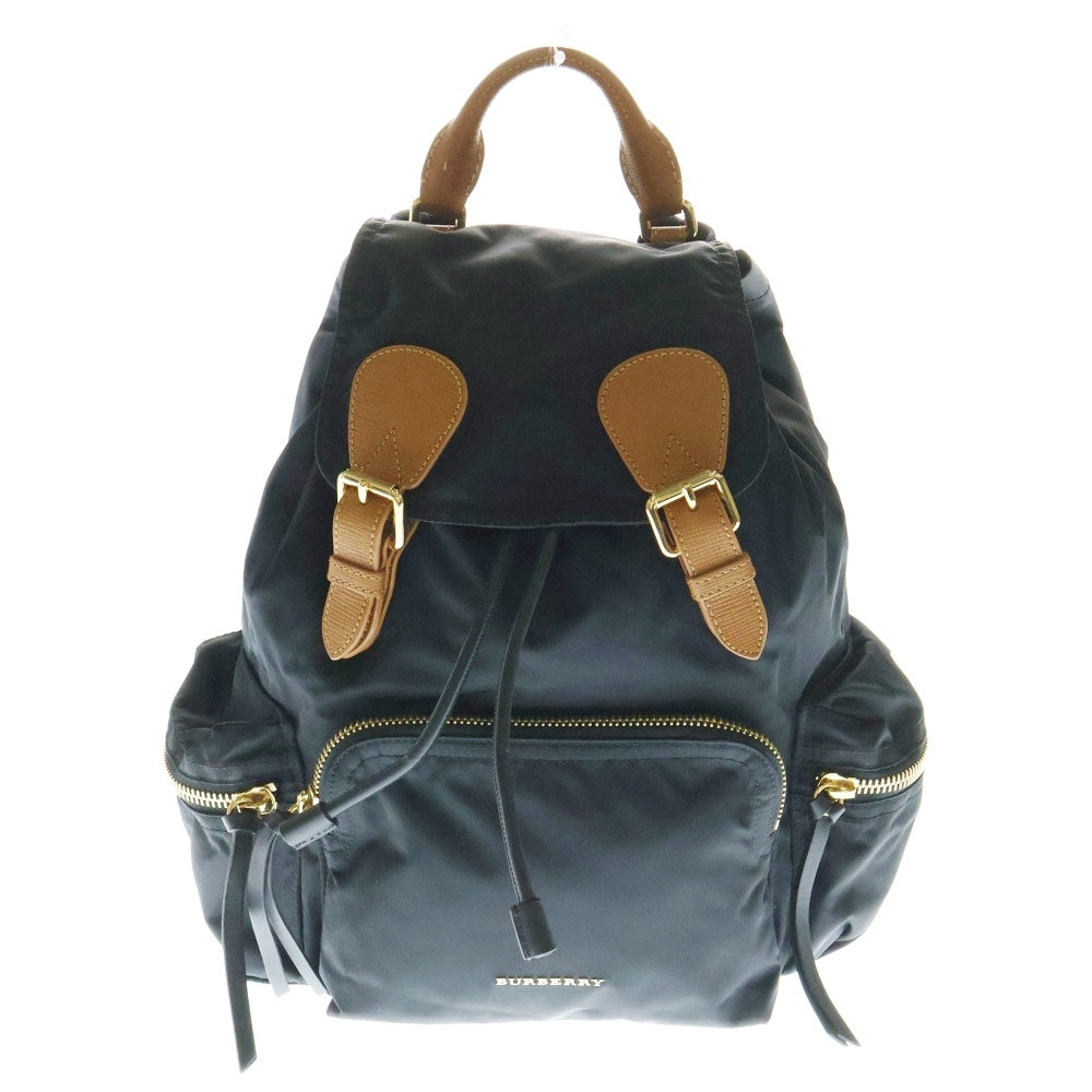 BURBERRY(バーバリー) ロゴナイロンバッグパック リュック ブラック 4016622 レディース